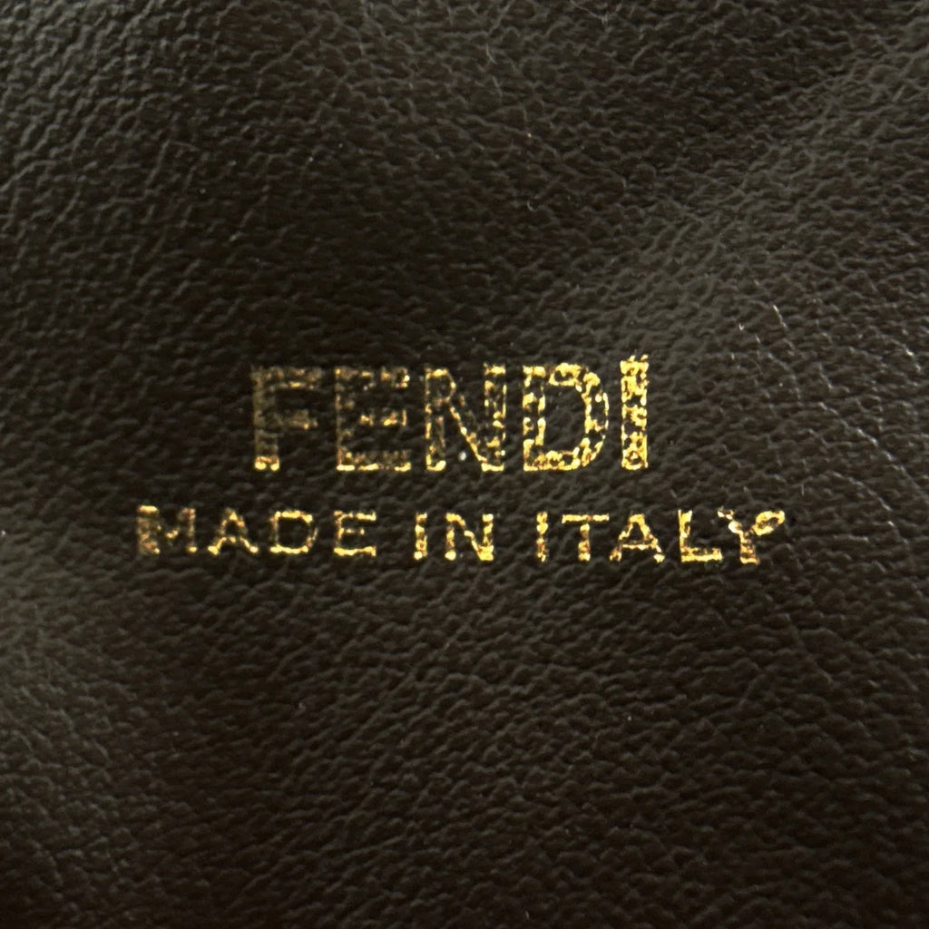 FENDI FF 1974 Cosmetic Pouch Zucca Embossed Terry Cloth - flyKAMP