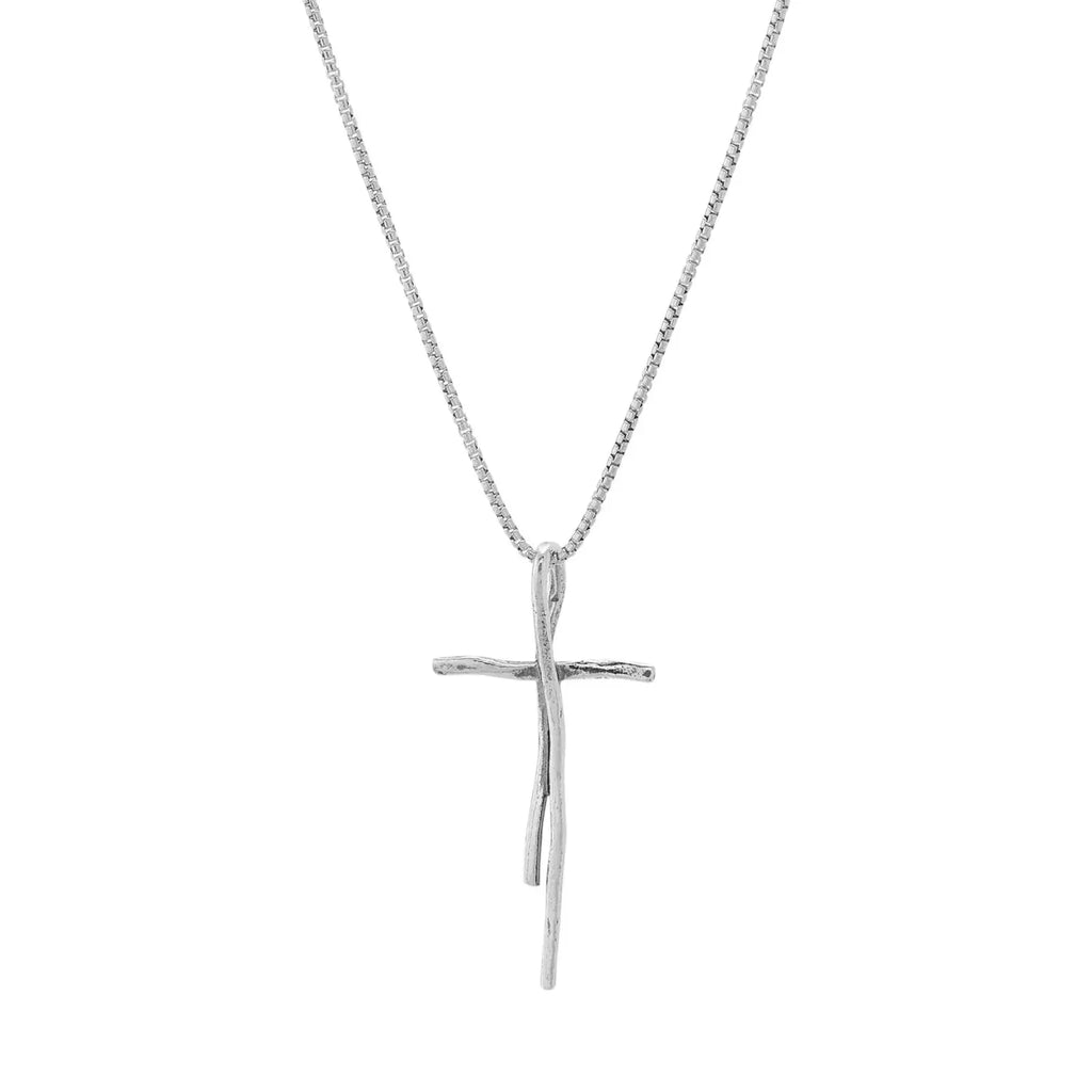 SILPADA Organic Cross Pendant Necklace - flyKAMP