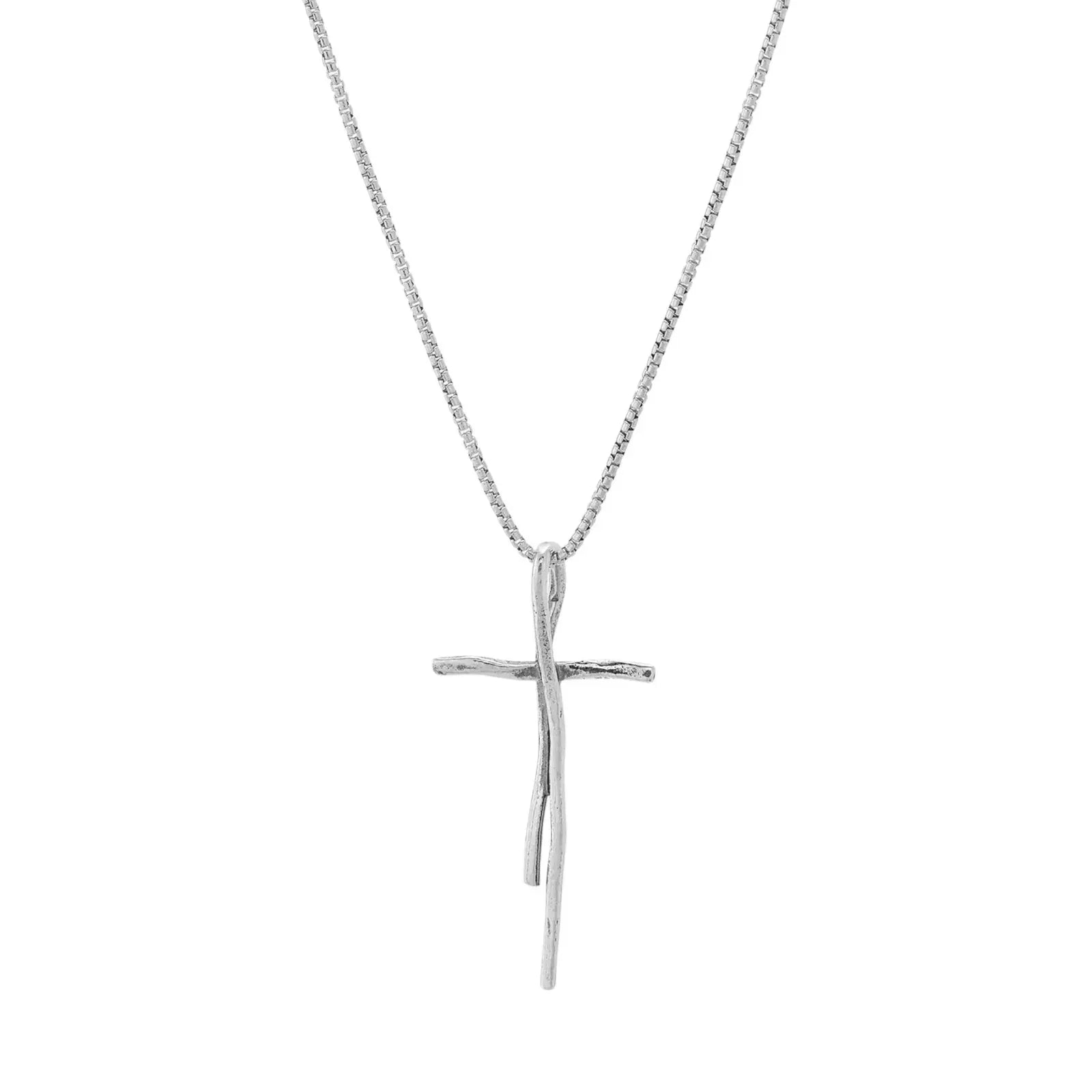 SILPADA Organic Cross Pendant Necklace - flyKAMP
