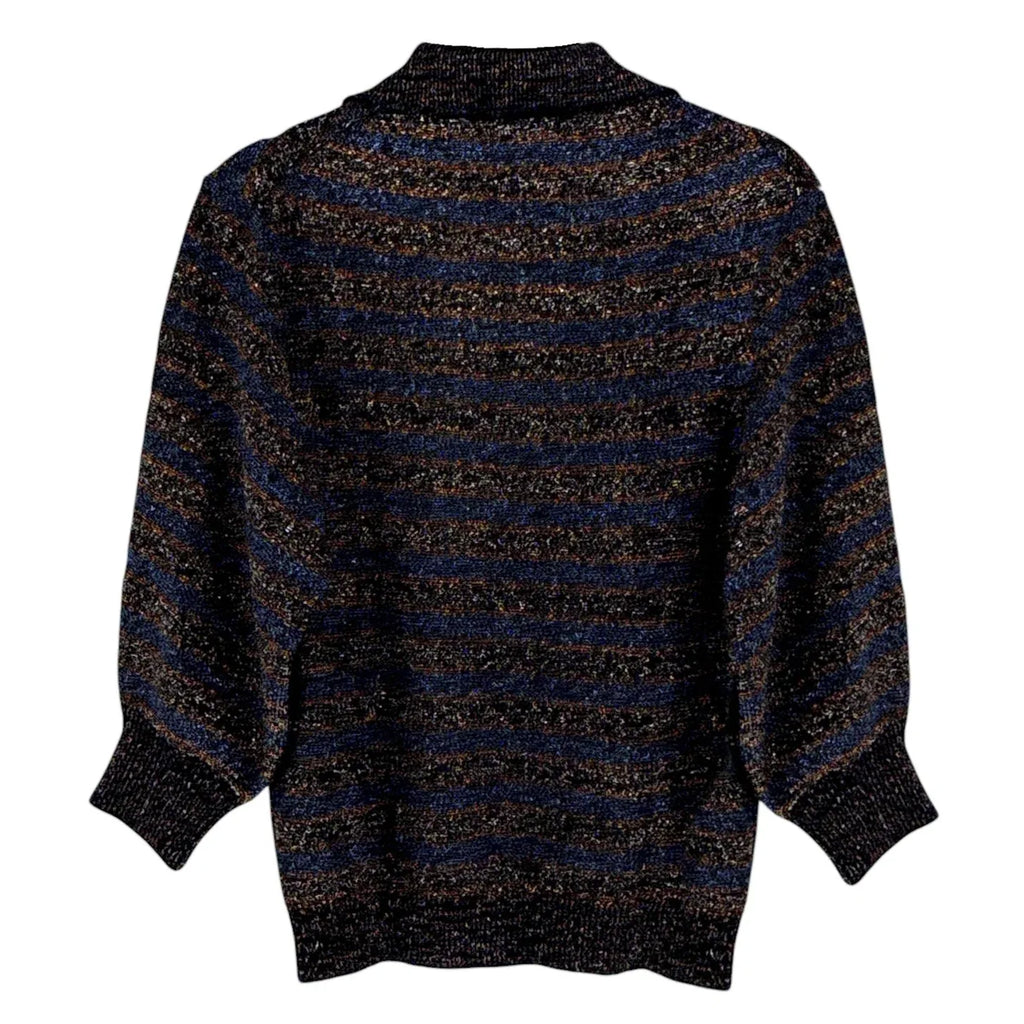 CHLOE Lurex Polo Sweater M - flyKAMP