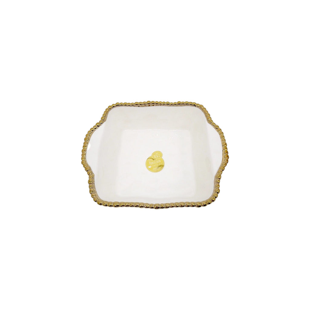 PAMPA BAY Golden Salerno 8" x 8" Square Baking Dish Pampa Bay