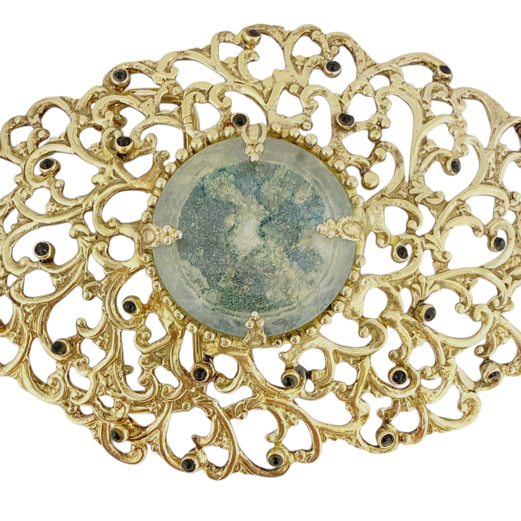 VIRGINS SAINTS & ANGELS VSA Temptation Collection Belt Buckle Gold Plated Silver Virgins Saints & Angels