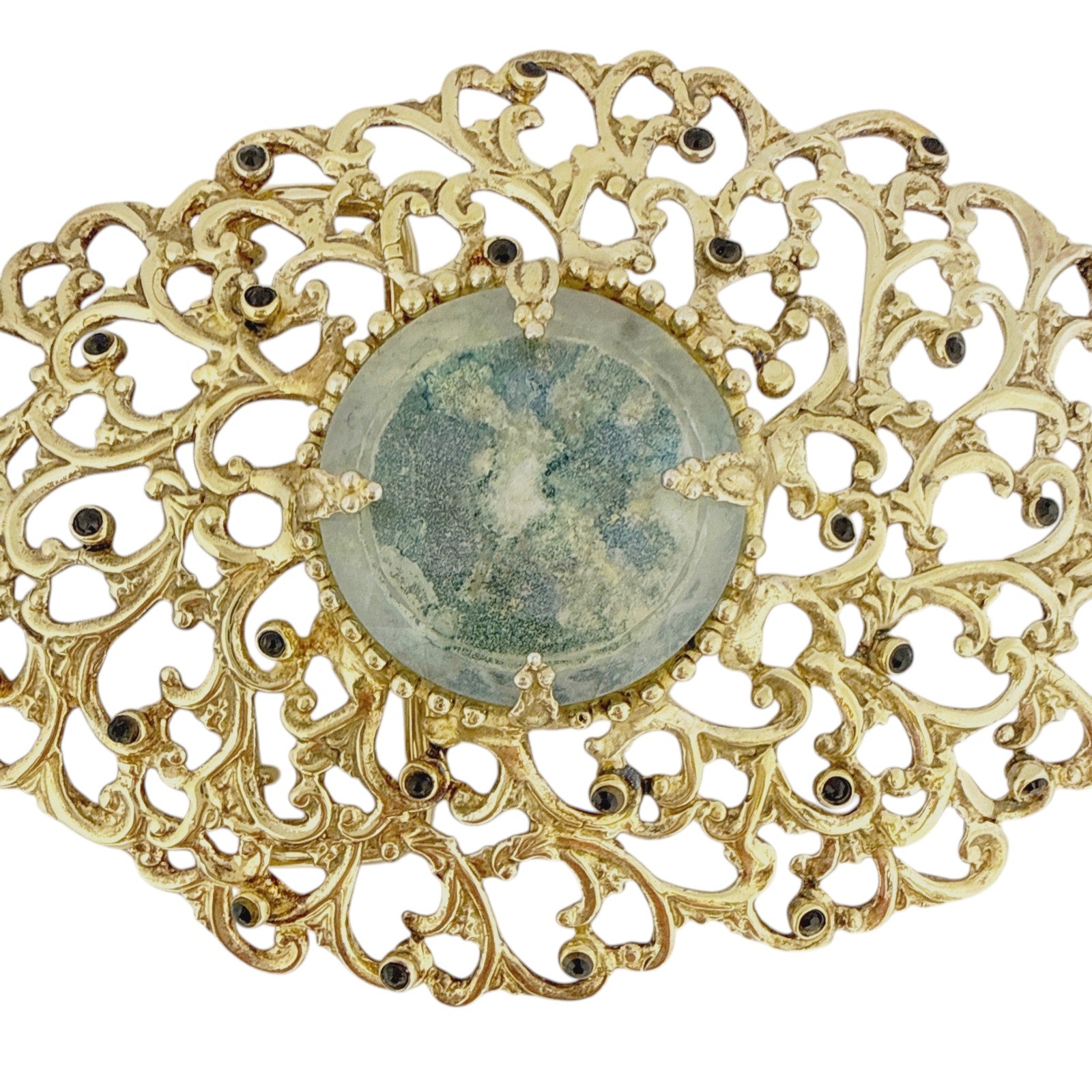 VIRGINS SAINTS & ANGELS VSA Temptation Collection Belt Buckle Gold Plated Silver Virgins Saints & Angels