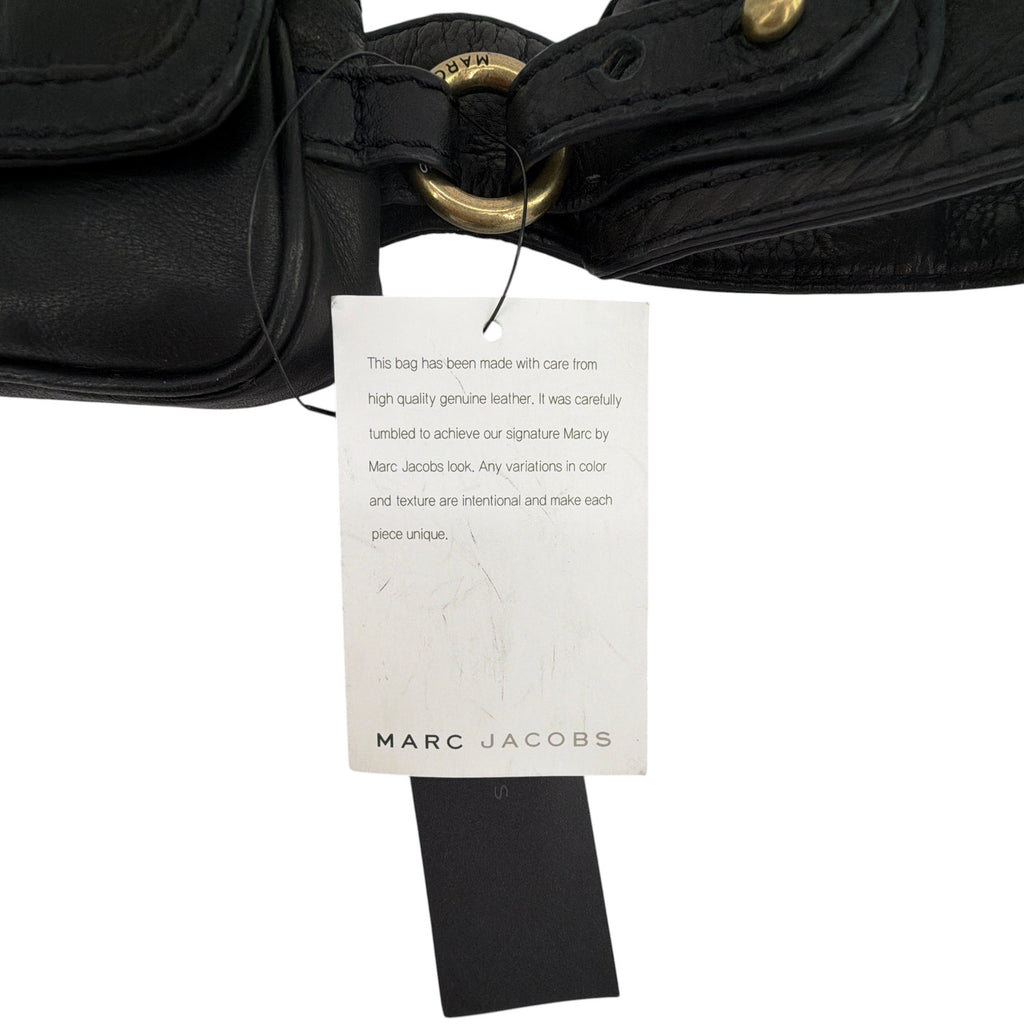 MARC JACOBS Leather Belt Bag in Black Marc Jacobs