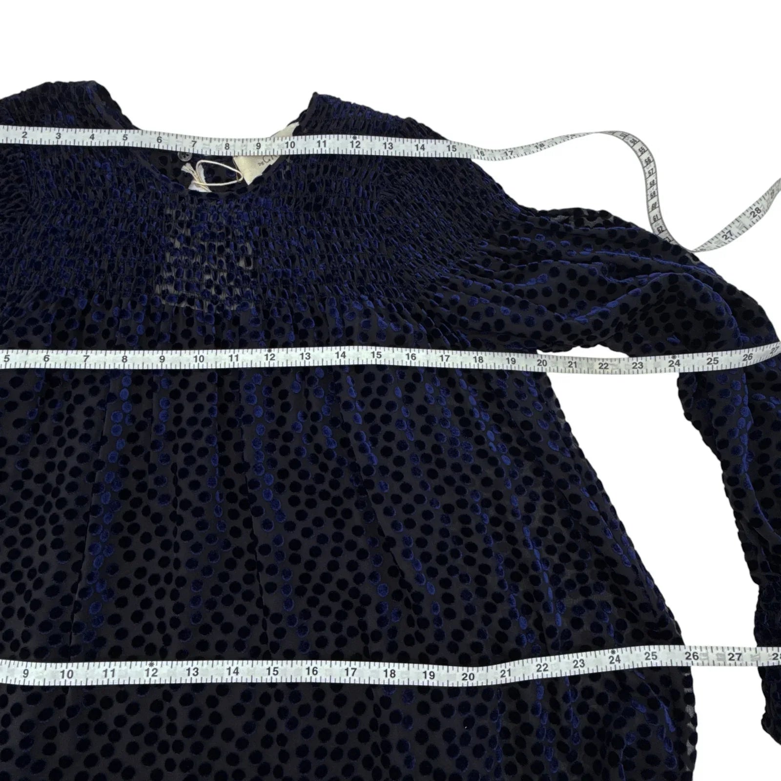 THE GREAT. Merry Dress in Navy 0|XS - flyKAMP