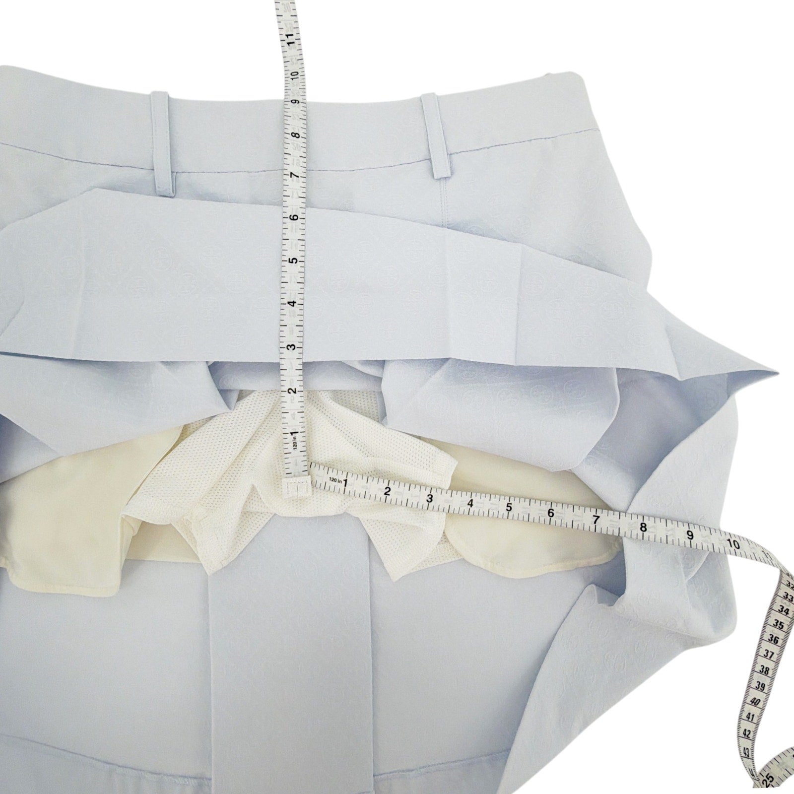 TORY BURCH T Monogram Golf Skirt in Light Blue T Monogram Mini Sport Tory Burch