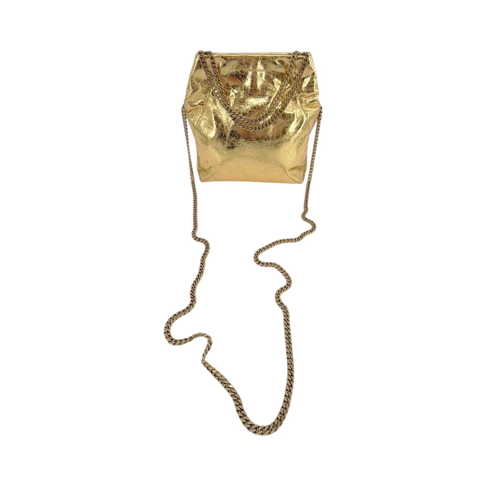 VERONICA BEARD Small Slouch Leather Shoulder Bag in Gold Veronica Beard