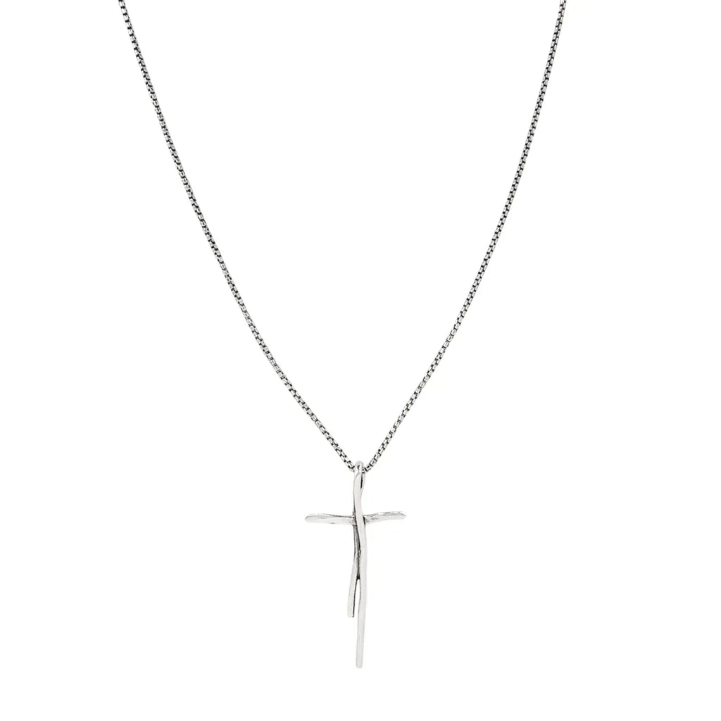 SILPADA Organic Cross Pendant Necklace - flyKAMP
