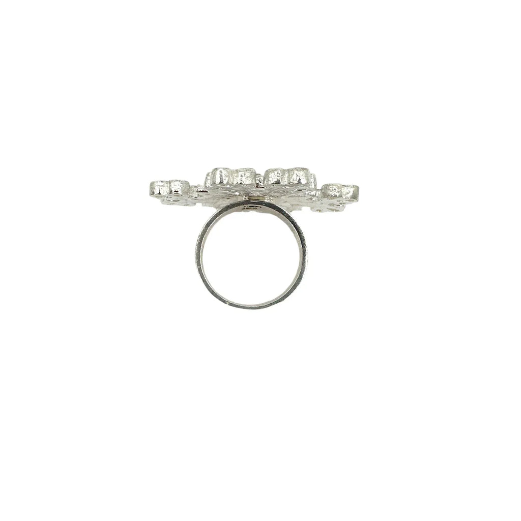 VIRGINS SAINTS & ANGELS VSA Electra Cross Ring in Silver Size 6 - flyKAMP