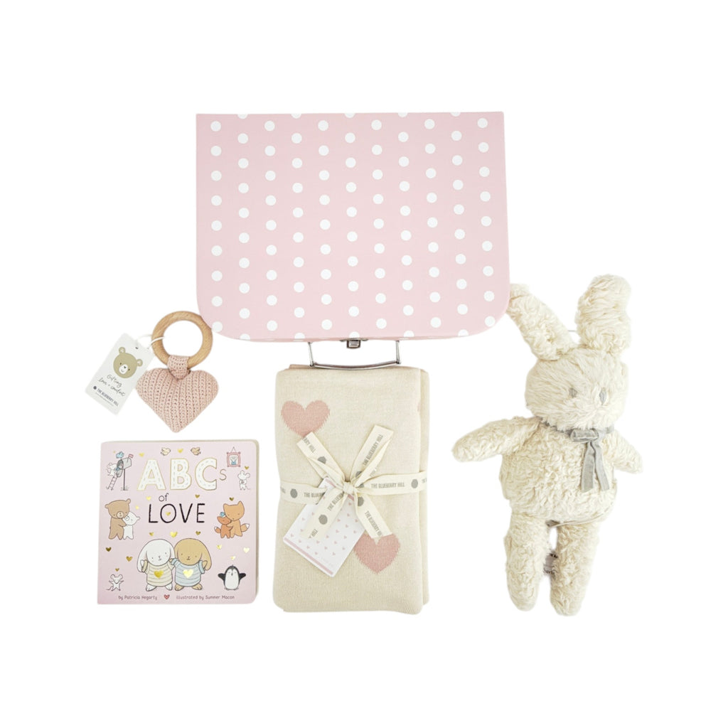 THE BLUEBERRY HILL Star Moon Bunny Gift Set Paperboard Suitcase Large The Blueberry Hill
