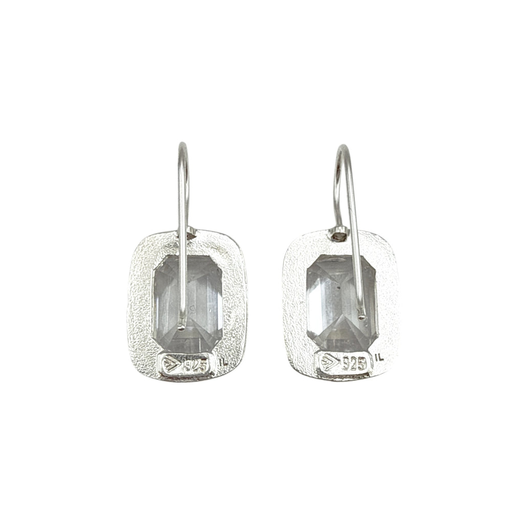 SILPADA Moments to Shine Drop Earrings White Cubic Zirconia