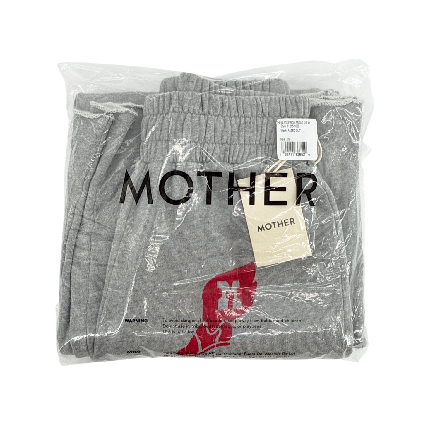 MOTHER The Quickie Roller Cut Sneak Pants in Fazed Out XS