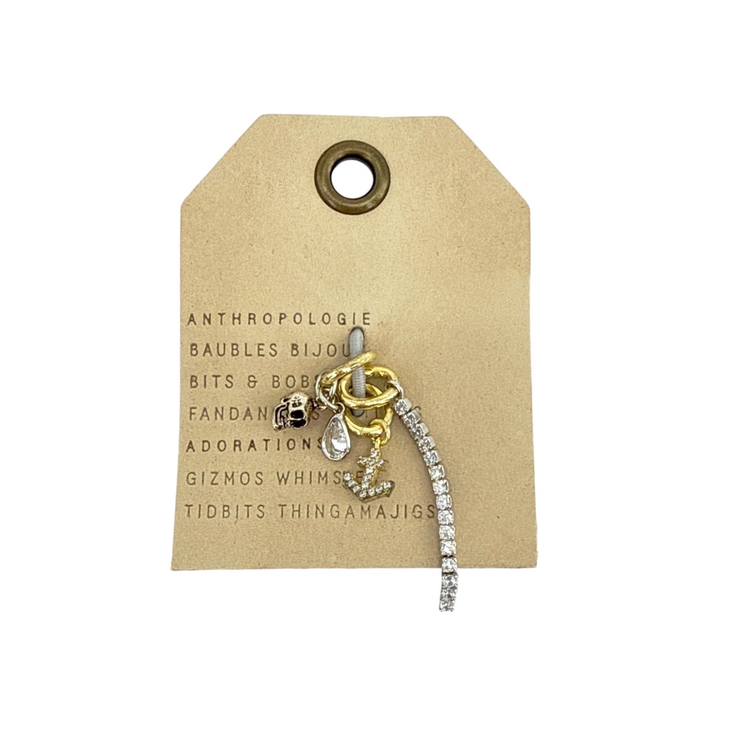 MAISON IREM x ANTHROPOLOGIE Juan Attachable Charms Set of 3 Silver & Gold