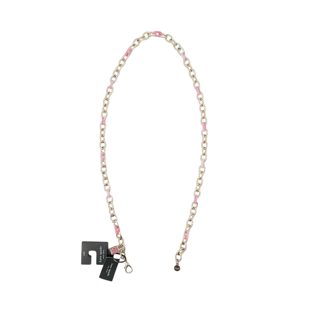 KATE SPADE New York Lock & Spade Chain Link Belt in Pink S/M Kate Spade