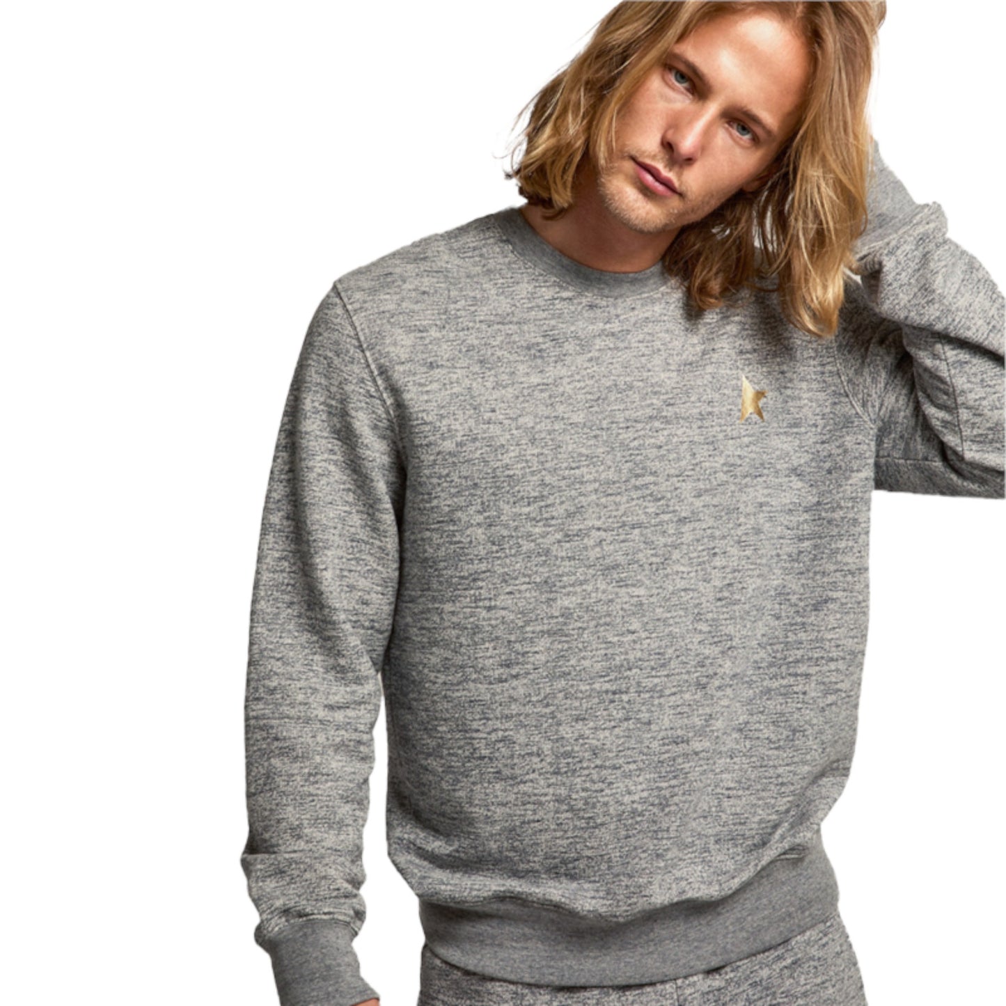 GOLDEN GOOSE Archibald Star Crewneck Sweatshirt XS