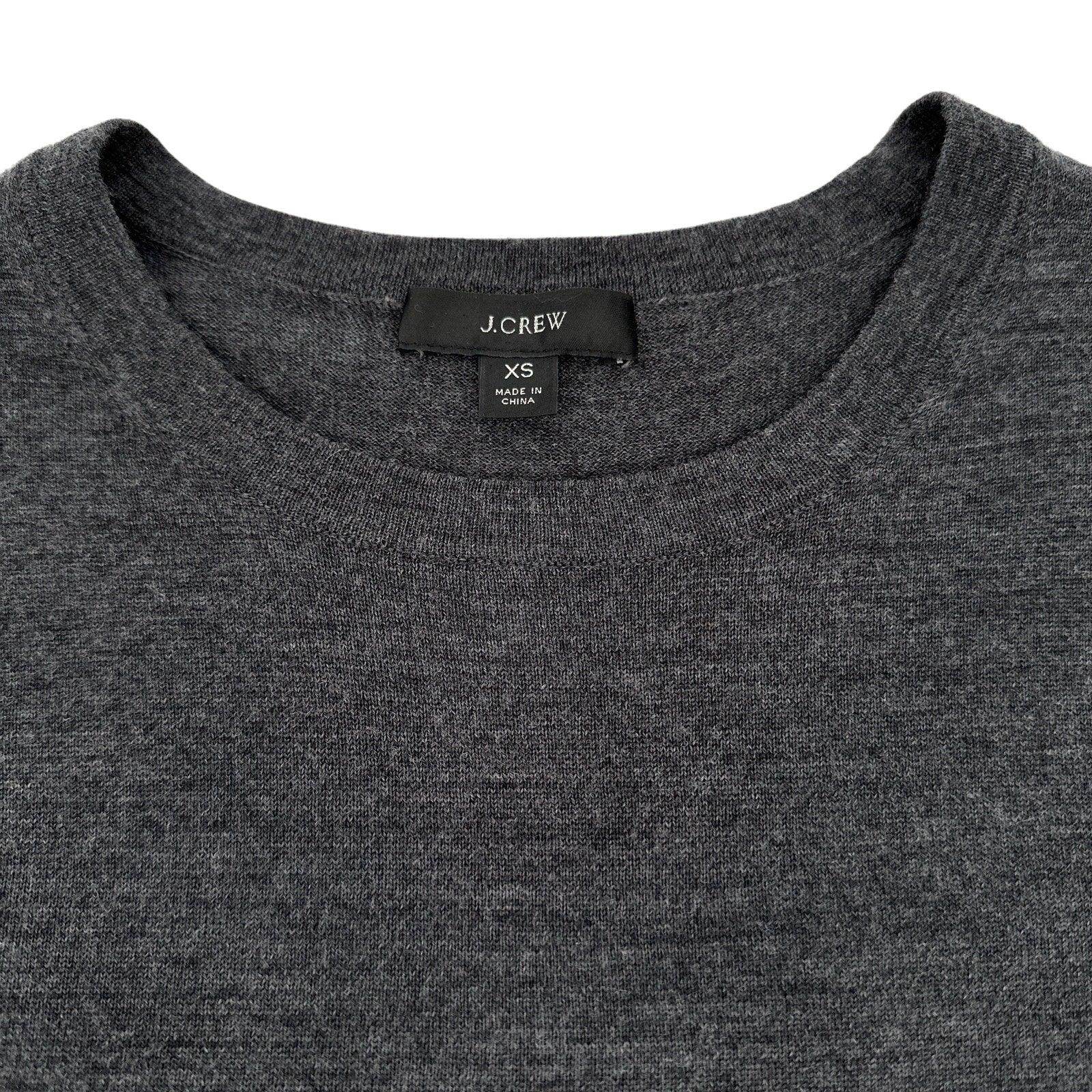 J.CREW Margot Crewneck Sweater in Charcoal XS - flyKAMP