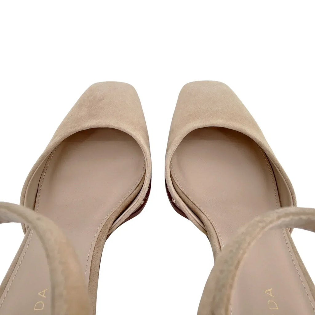 PELLE MODA Dietta in Latte Kid Suede 7 - flyKAMP