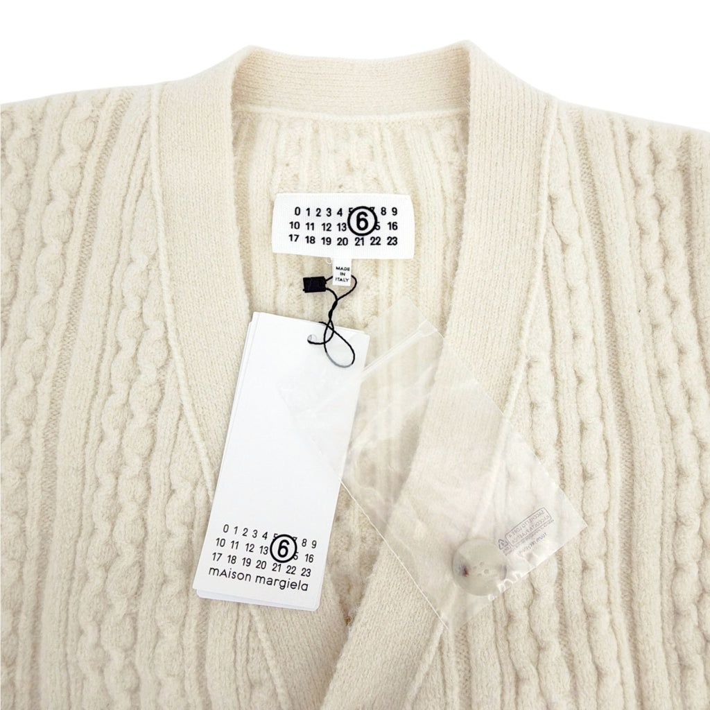 MM6 Maison Margiela Cable Knit Cardigan S MM6 Maison Martin Margiela