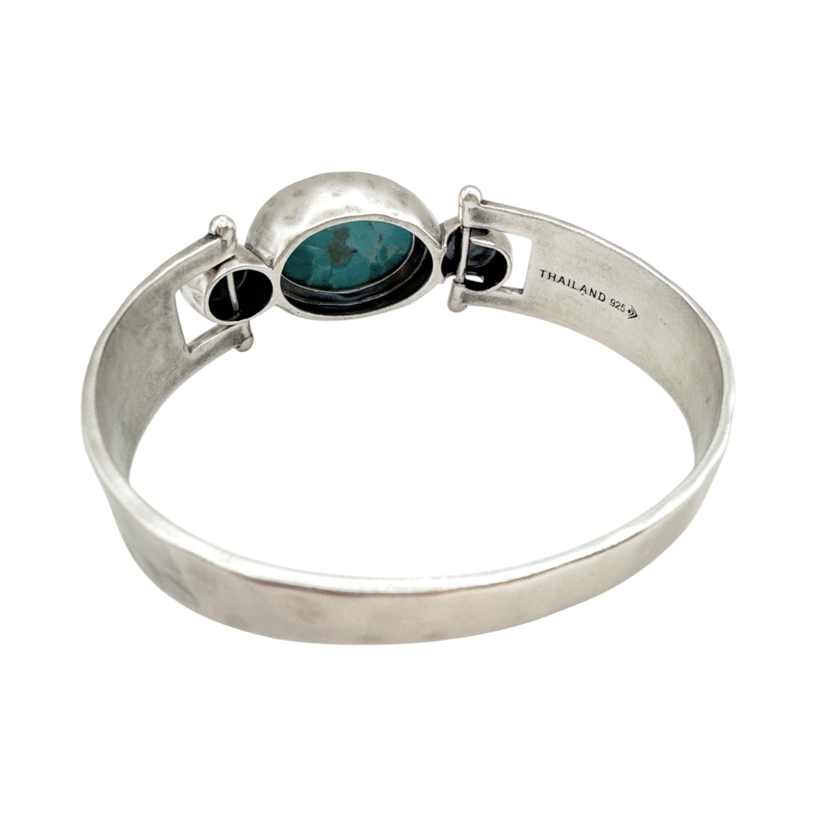 SILPADA El Rio Sterling Silver Turquoise Bangle Bracelet