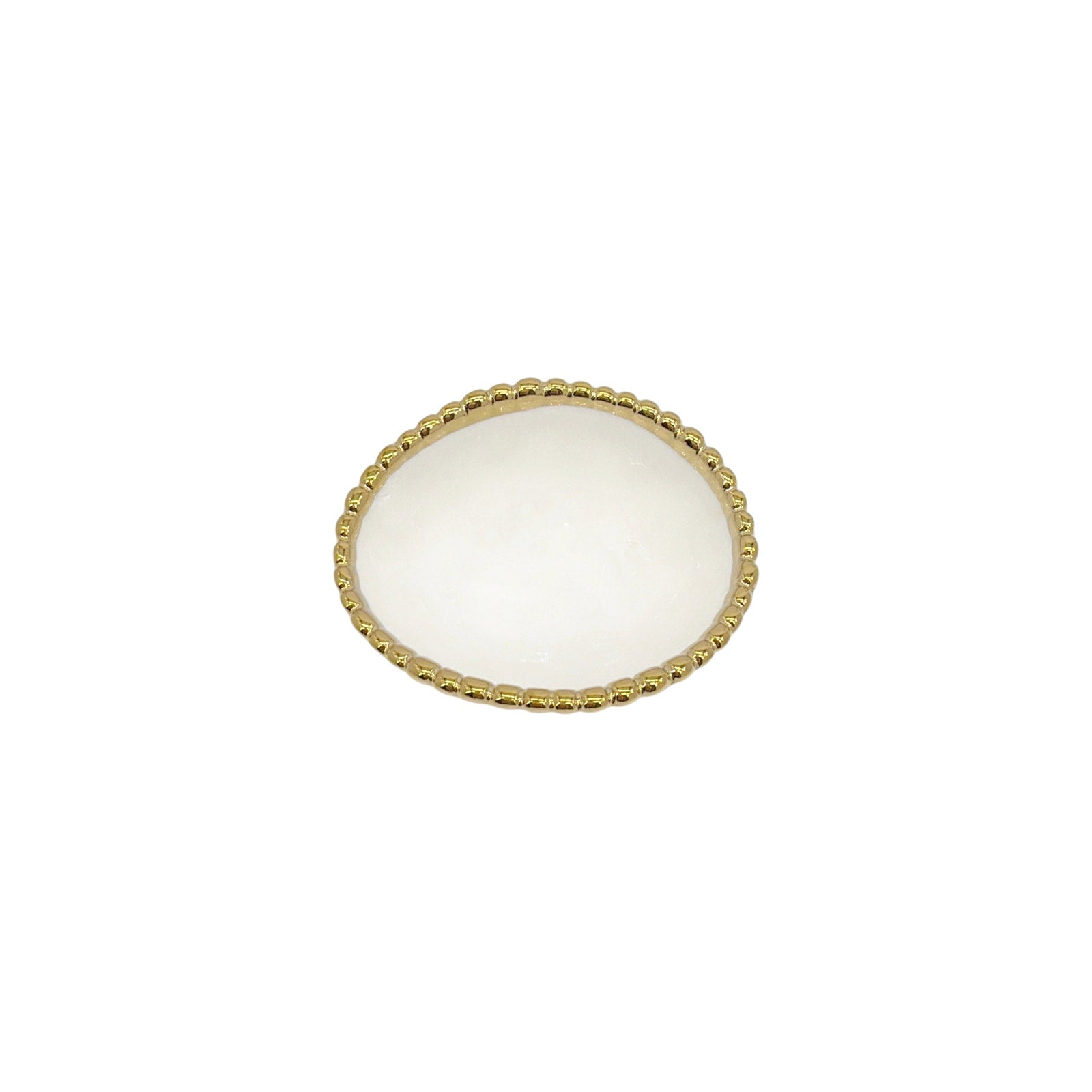 PAMPA BAY Golden Salerno Oval Condiment Bowl Set of 2 Pampa Bay