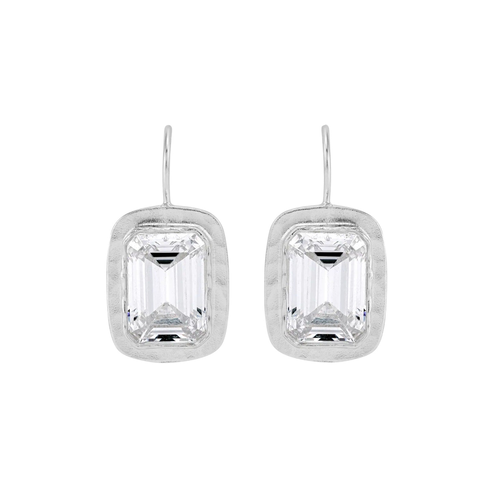 SILPADA Moments to Shine Drop Earrings White Cubic Zirconia