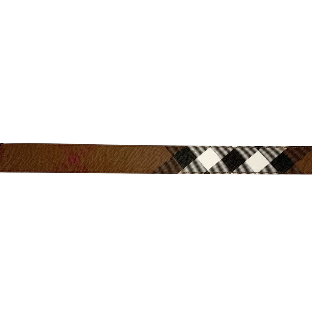 BURBERRY Louis 35mm Reversible Buckle Giant Check E-Canvas Belt 85|34 - flyKAMP