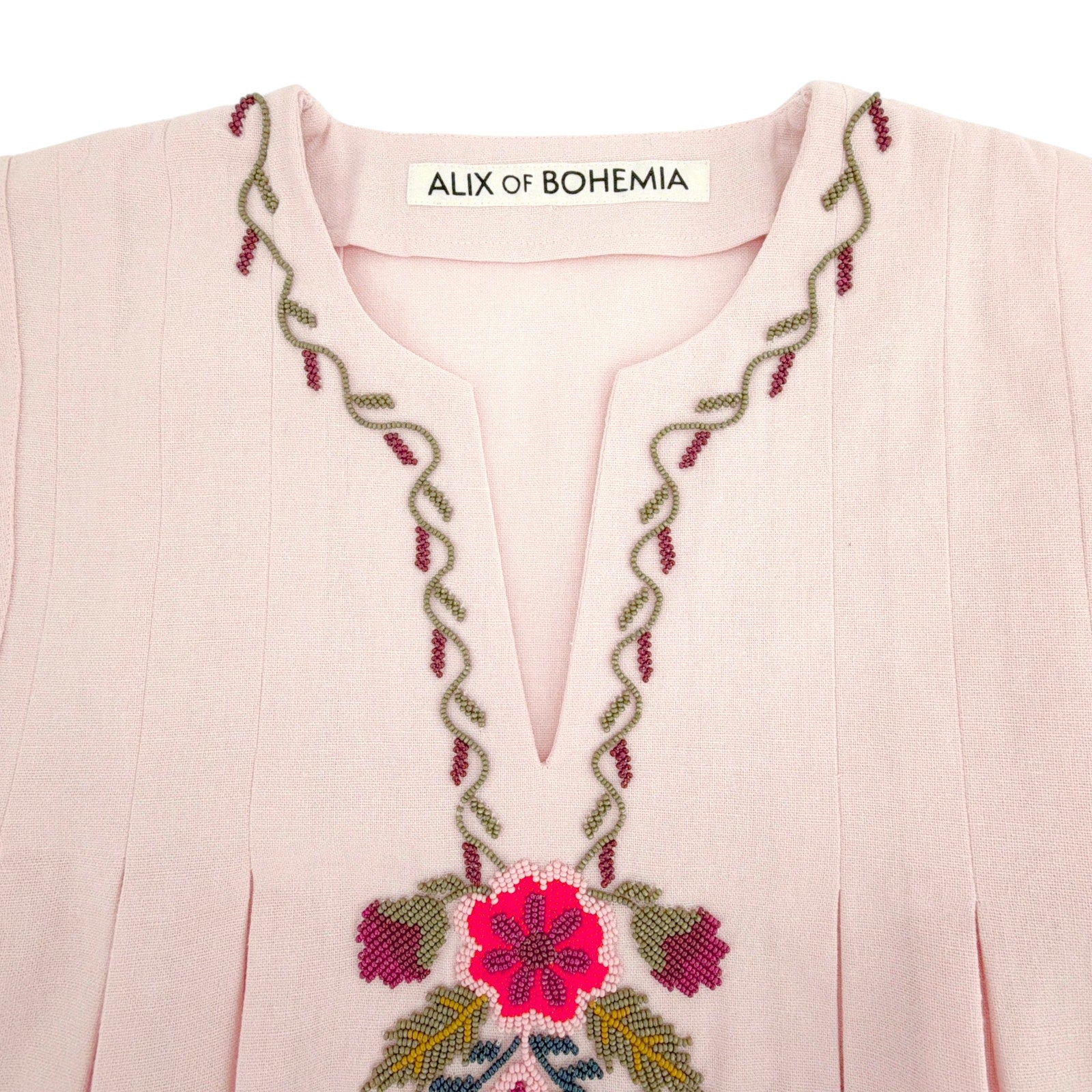 ALIX of BOHEMIA Nadine Heirloom Flora Top in Light Pink S Alix of Bohemia