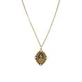 VIRGINS SAINTS & ANGELS VSA Petite Oval Cloister Lady of Fatima Charm Necklace - flyKAMP