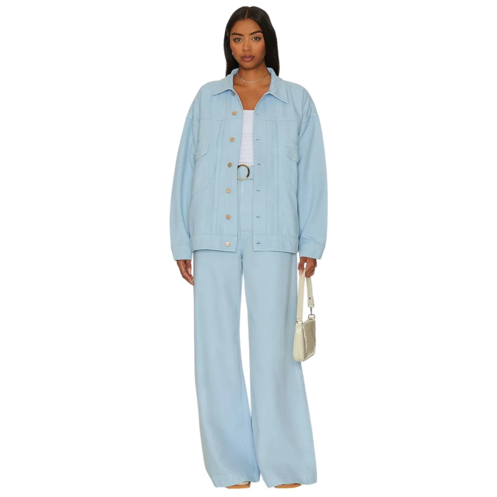 MOTHER Denim SNACKS! The Big Bite Jacket in Blue Barrymore XS - flyKAMP