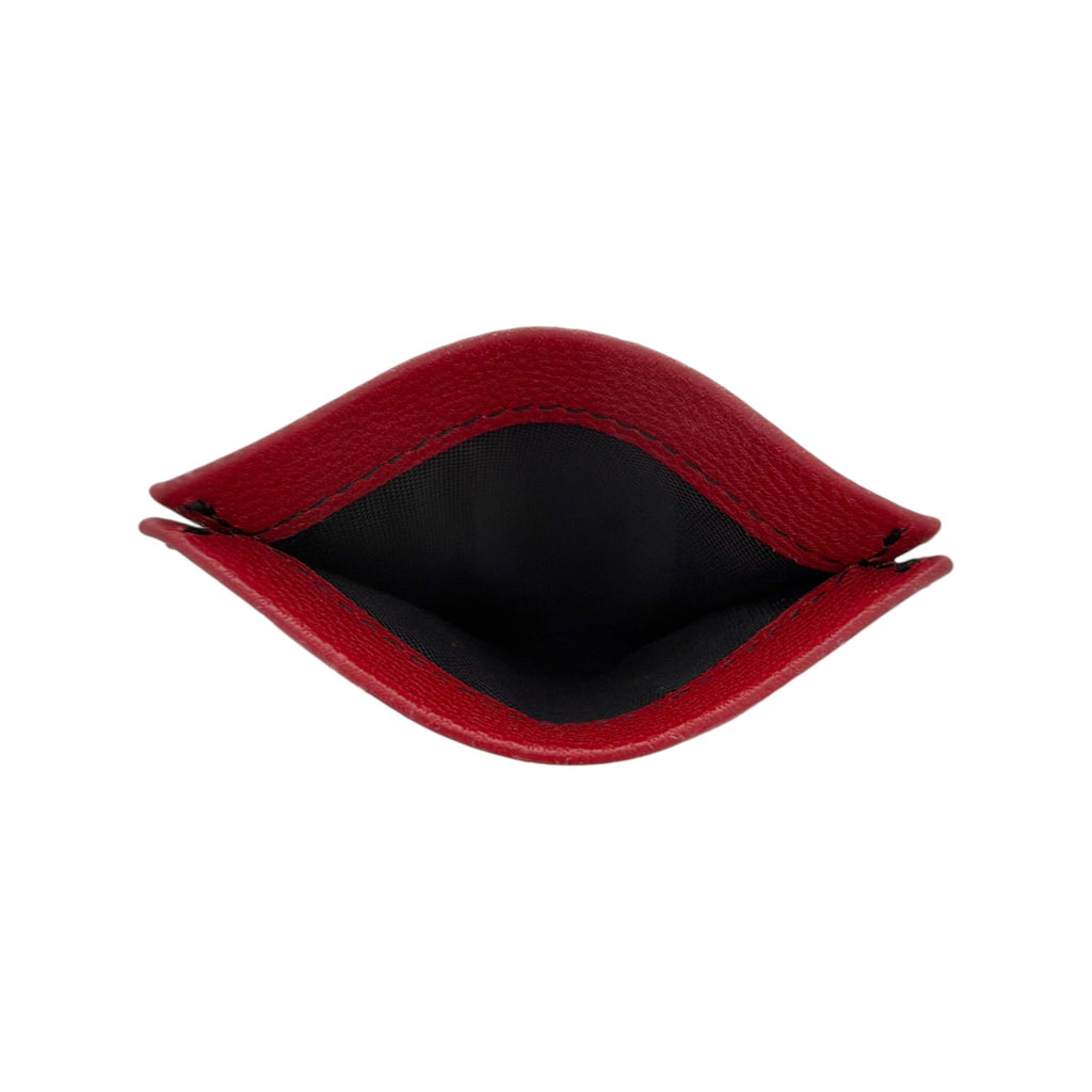 M-CLIP Leather RFID Case Vertical in Red M-Clip