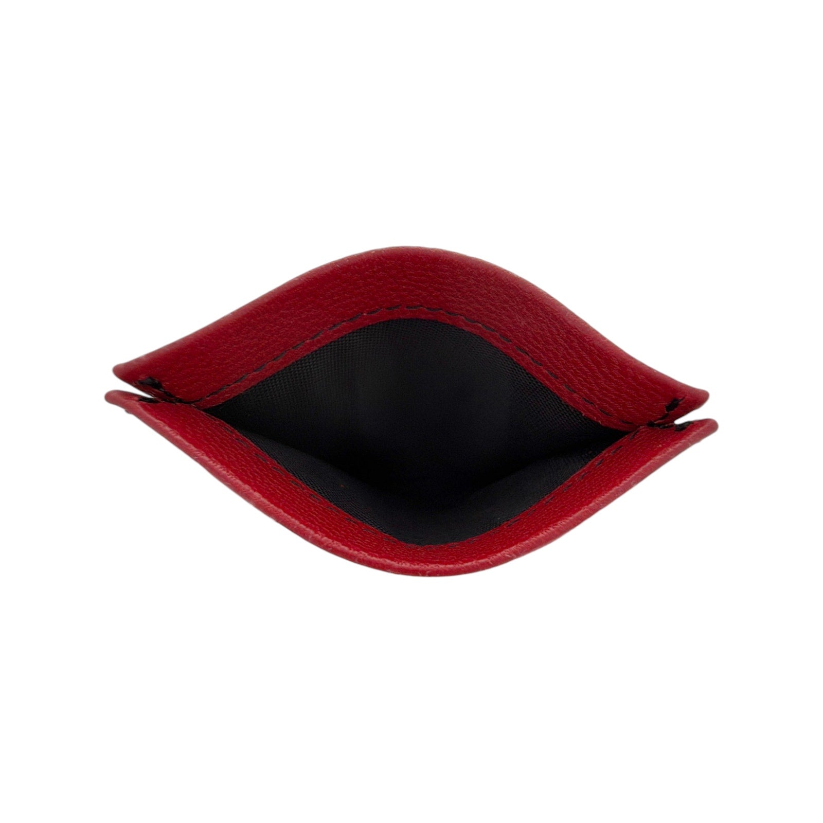M-CLIP Leather RFID Case Vertical in Red M-Clip