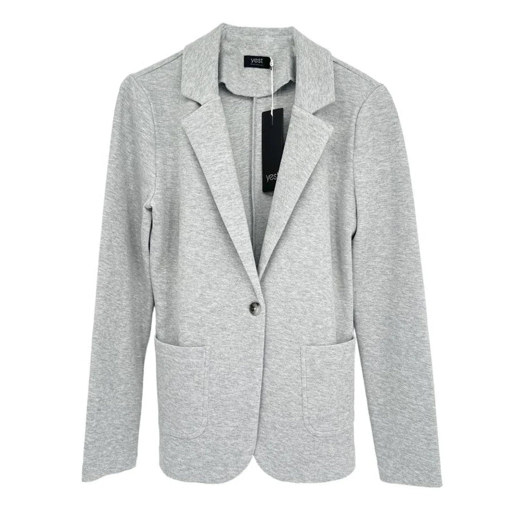 YEST Sweatshirt Blazer in Light Grey 2 - flyKAMP