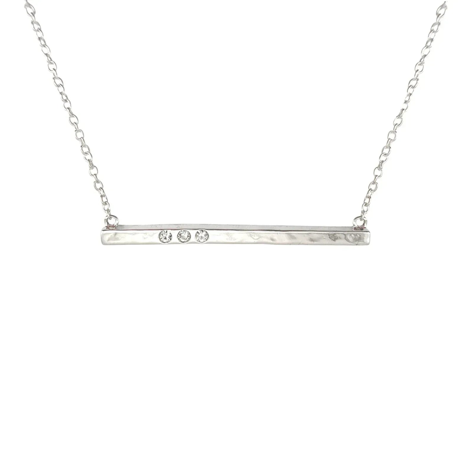 SILPADA Dotted Line Pendant Necklace in Sterling Silver - flyKAMP
