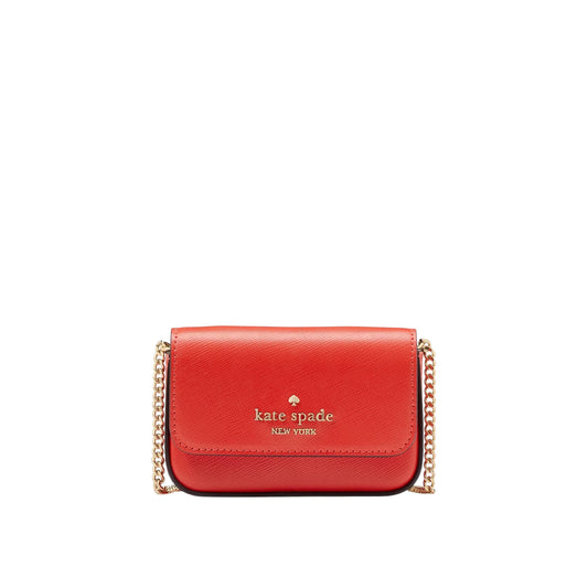 KATE SPADE New York Madison Card Case Crossbody in Tomato Slice