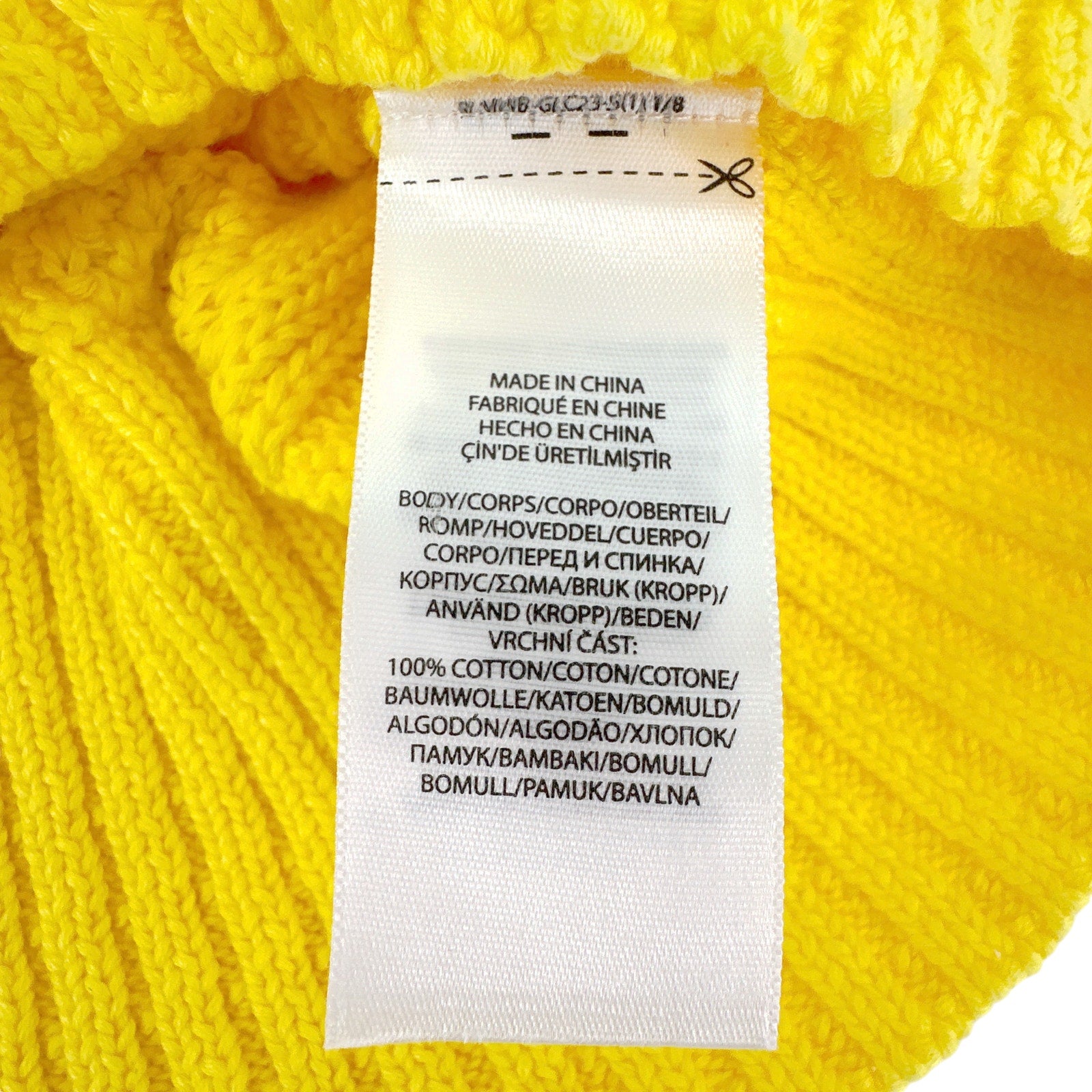 POLO RALPH LAUREN Cable-Knit Cotton Jumper in Yellow XS Polo Ralph Lauren