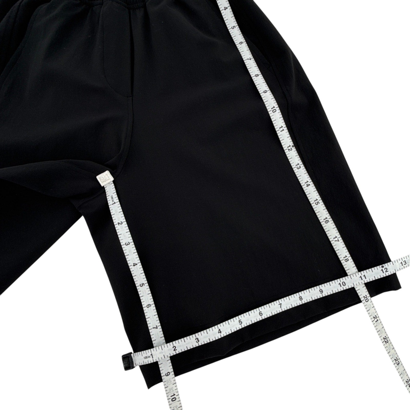 LULULEMON Stretch Woven Ruffle-Waist HR Short 9" in Black XXS Lululemon Athletica