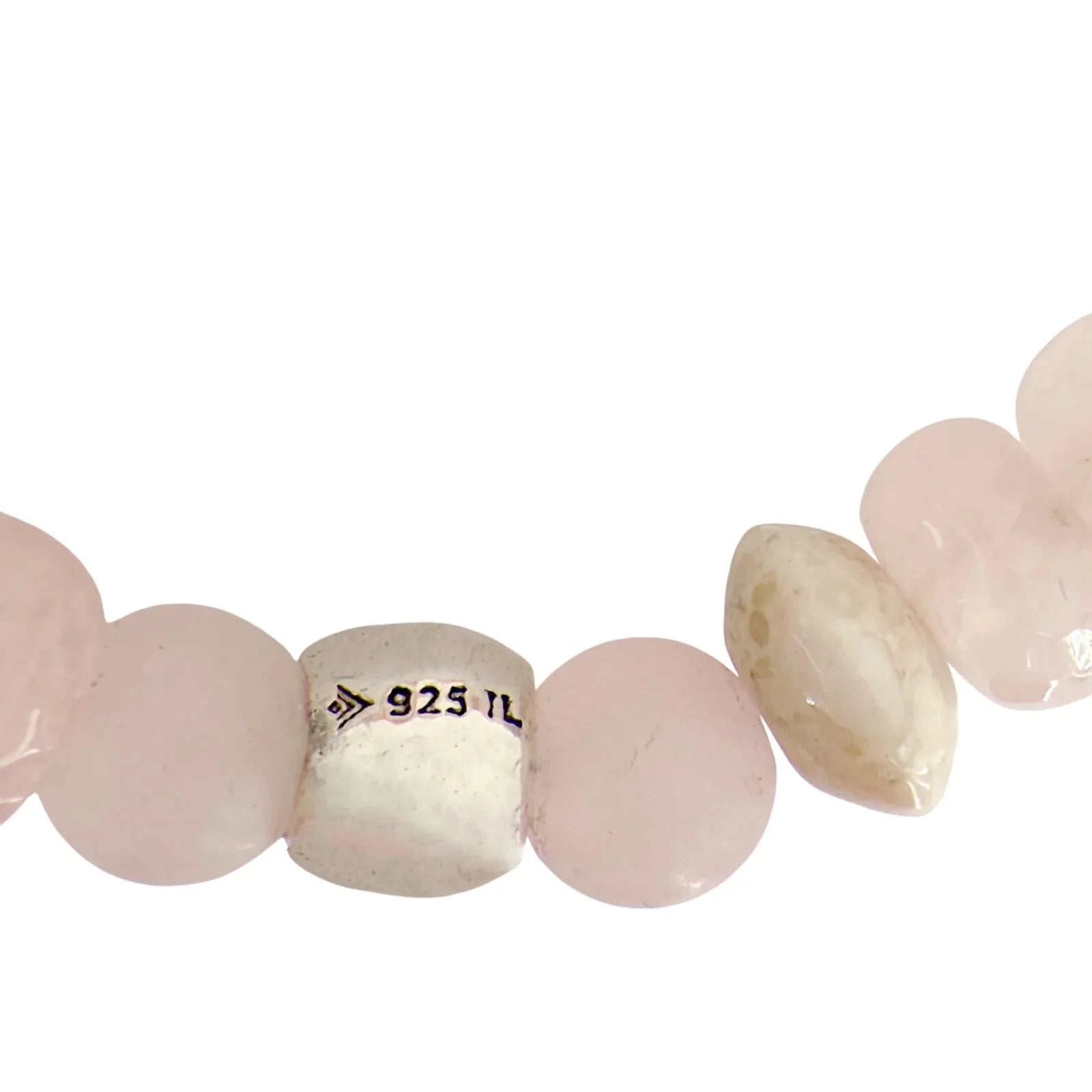 SILPADA Pink Coast Silver Mixed Stones Beaded Bracelet - flyKAMP