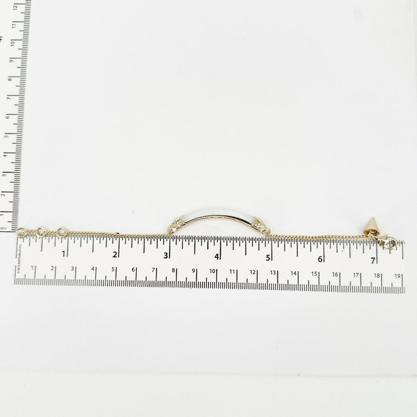 ALEXIS BITTAR Lucite Swarovski Crystal Encrusted ID Curb Chain Bracelet