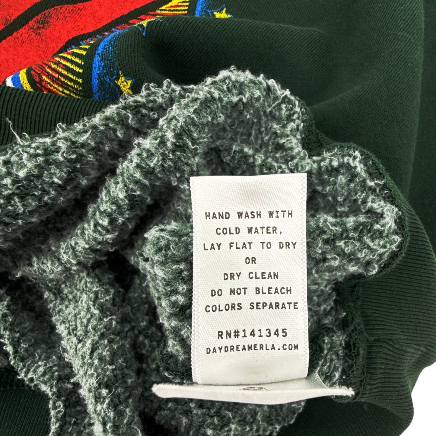 DAYDREAMER Rolling Stones 1981 US Tour Vintage Sweatshirt in Vintage Green S