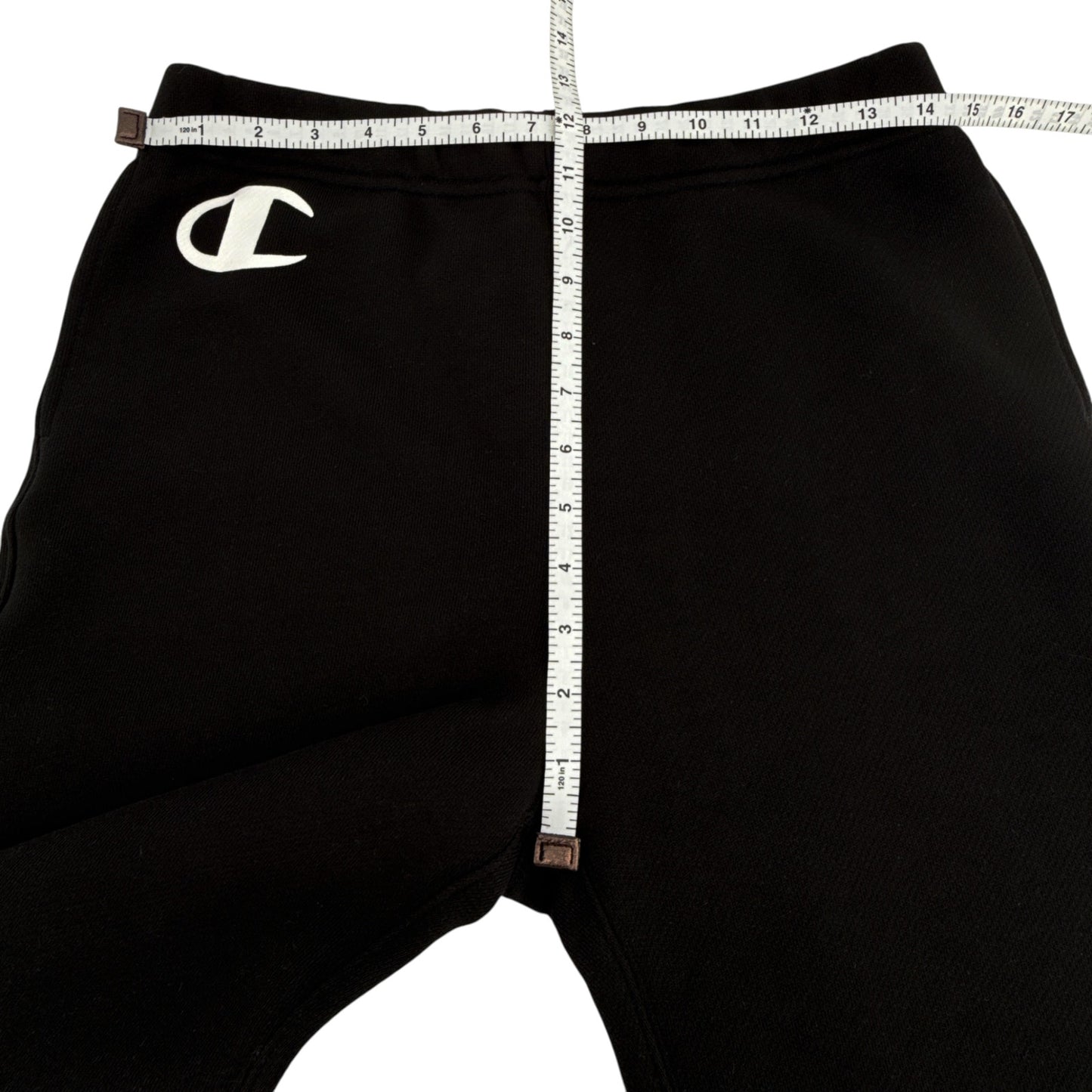 NILI LOTAN x Champion Wide Leg Sweatpant in Jet Black S