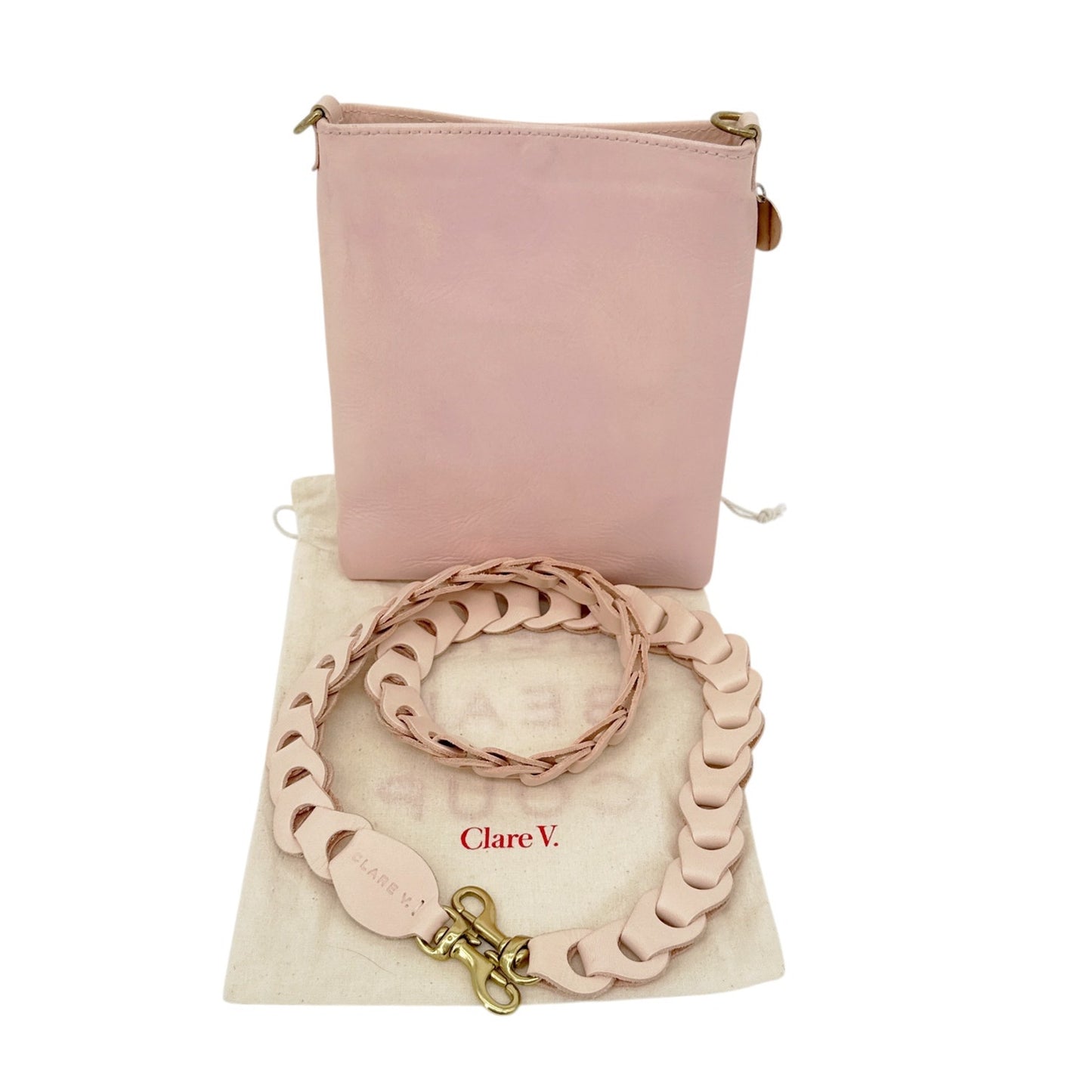 CLARE V. Lauren Supreme Bag in Ballet