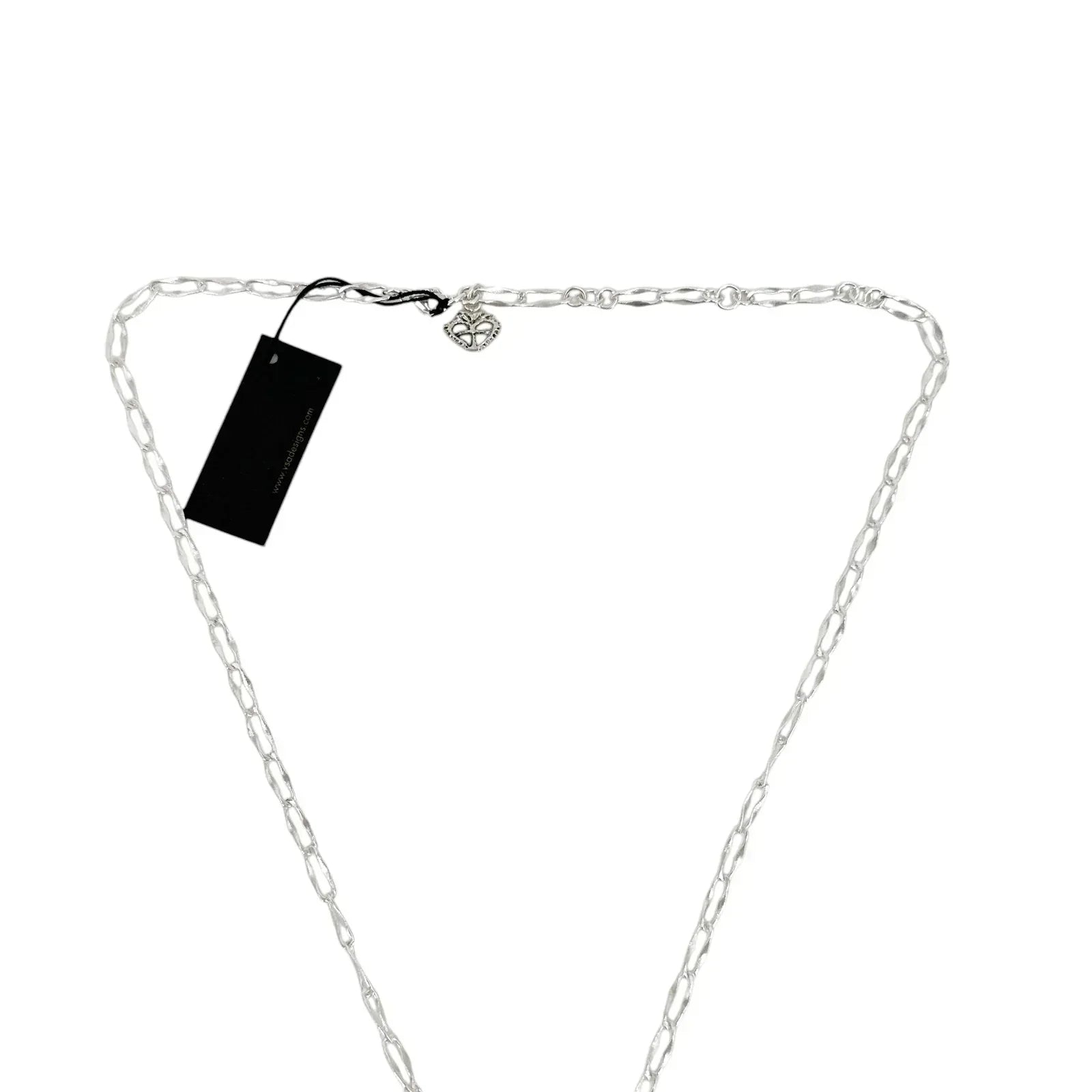 VIRGINS SAINTS & ANGELS Disco Virgin Charm Necklace Silver&Light Colorado Topaz - flyKAMP