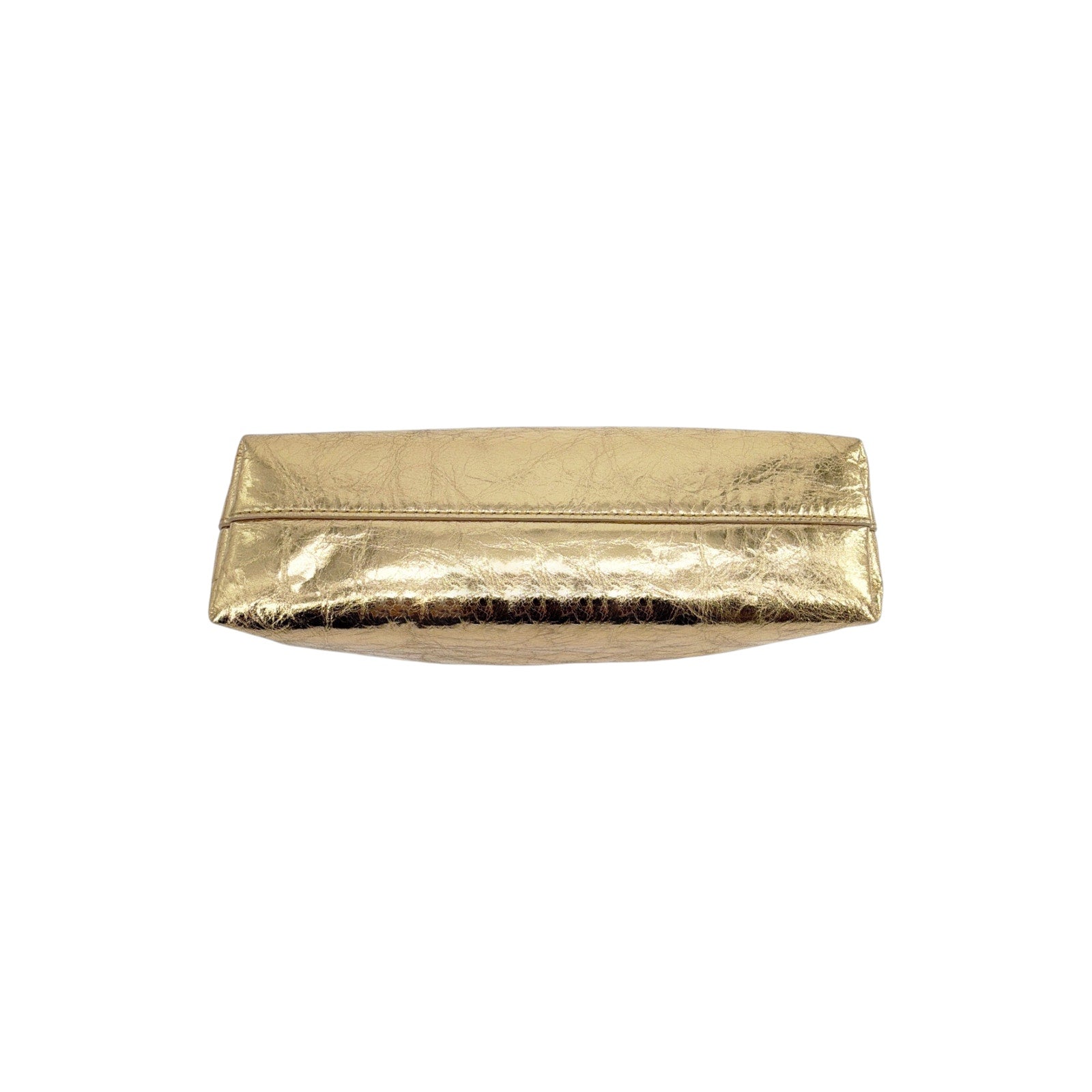 VERONICA BEARD Small Metallic Stash Bag in Gold Veronica Beard