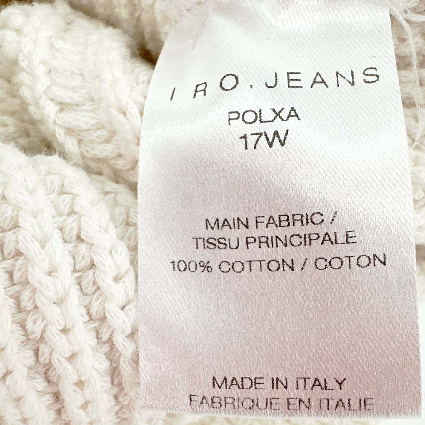 IRO Polxa Distressed Ribbed Sweater XS