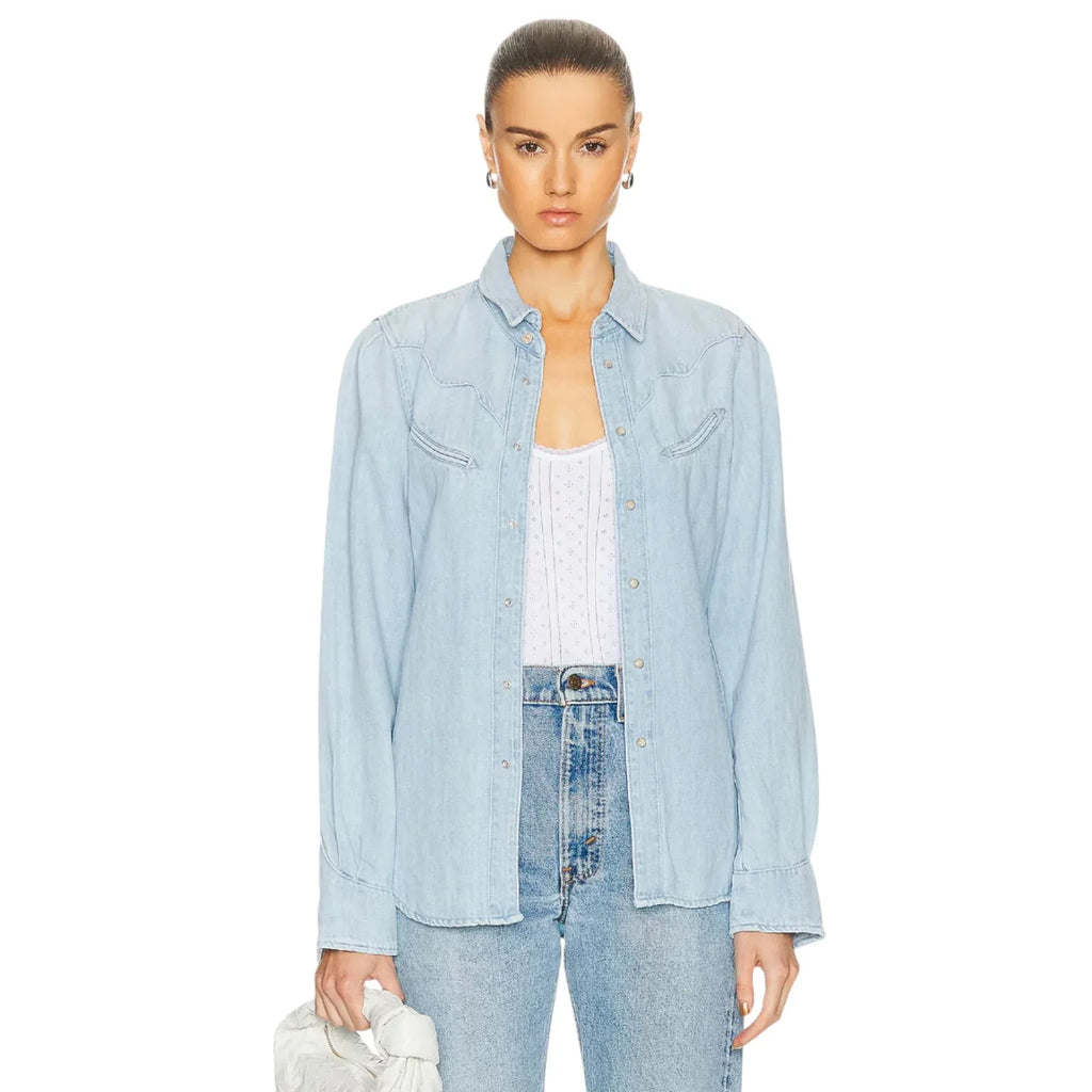 MOTHER The Ex Rodeo Shirt in Birds and Bees S - flyKAMP
