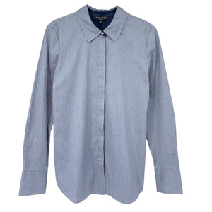 LAFAYETTE 148 New York Shirt in Bluestone Multi S