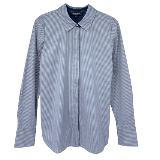 LAFAYETTE 148 New York Shirt in Bluestone Multi S