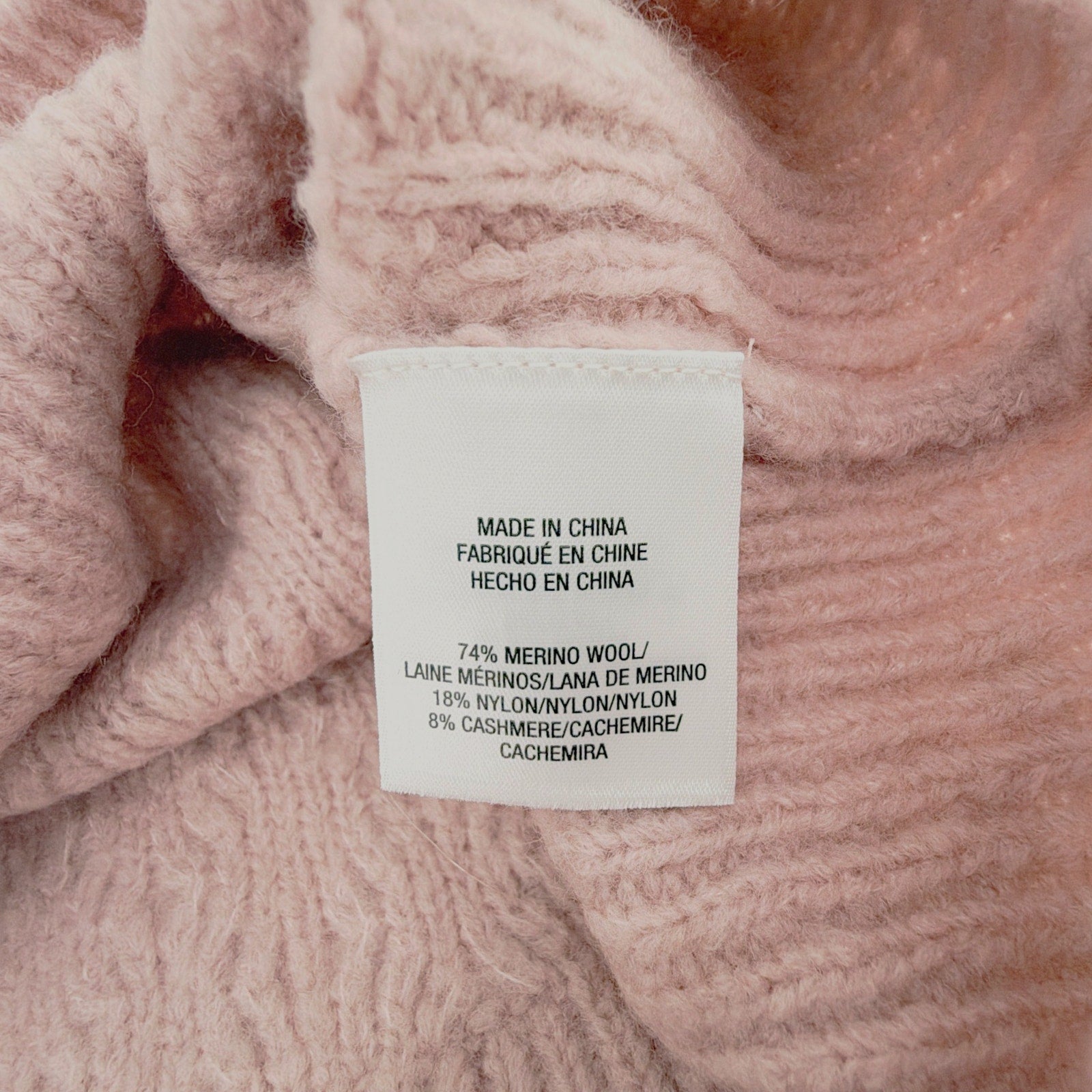 FAVORITE DAUGHTER The Oversized Cable Sweater in Whimsical Rose S Favorite Daughter