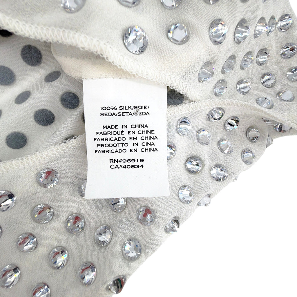 MARC JACOBS Rhinestone Embellished Tank Top S Marc Jacobs
