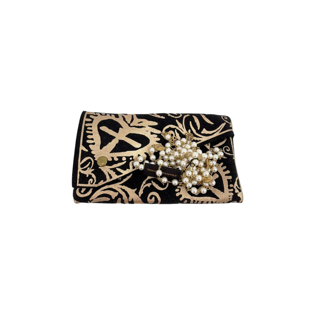VIRGINS SAINTS & ANGELS VSA Wrap 6mm Pearl Cream & Gold Virgins Saints & Angels